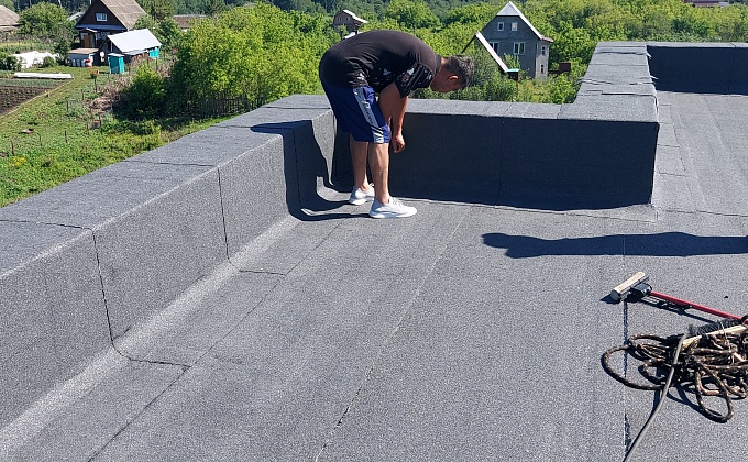 Объект Монтаж инверсионной кровли частного дома  - изображение  №37>