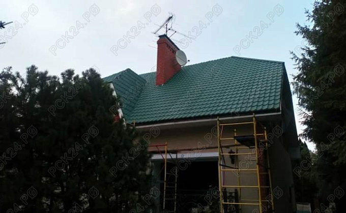 Объект Устройство металлочерепицы Монтеррей Pural, МО, д. Мостовское, 1 - изображение  №9>