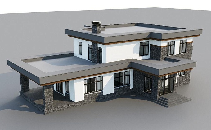 Объект Монтаж инверсионной кровли частного дома  - изображение  №1>