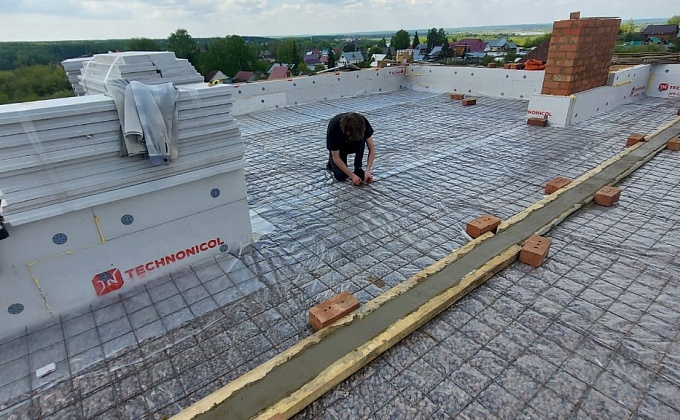 Объект Монтаж инверсионной кровли частного дома  - изображение  №4>