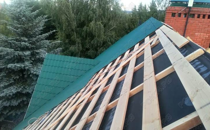 Объект Устройство металлочерепицы Монтеррей Pural, МО, д. Мостовское, 1 - изображение  №5>