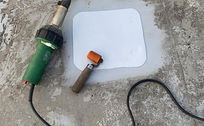 Объект 113. Устройство противопожарного покрытия кровли ТЦ МОЛЛ ГЭЛЛЕРИ, гипермаркет АШАН. Москва, Сигнальный проезд. 2021 г. - изображение  №4>