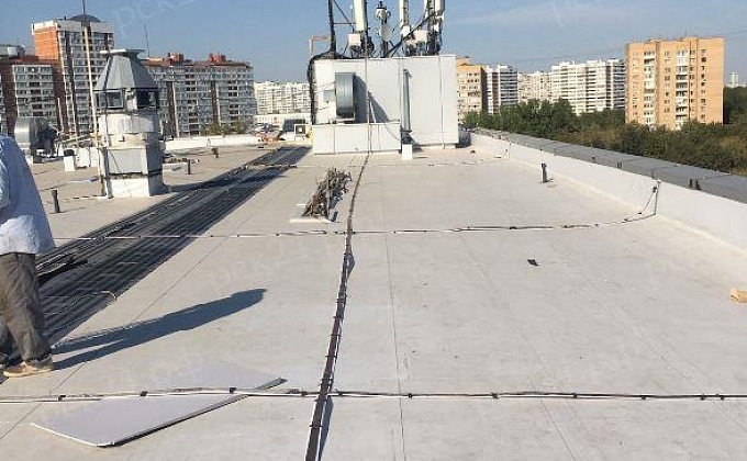 Объект Устройство пирога плоской кровли с применением ПВХ мембраны - изображение  №16>